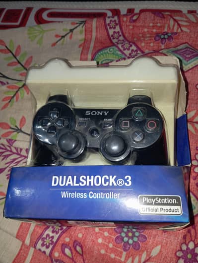 PS3 dualshok 3 with cable wire controller with box