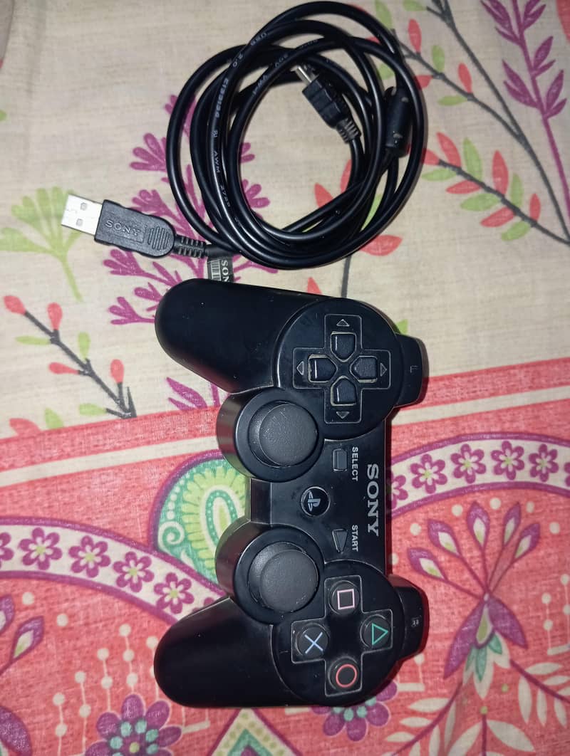 PS3 dualshok 3 with cable wire controller with box 1