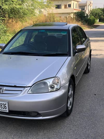 Honda Civic Oriel 2001 islamabad number