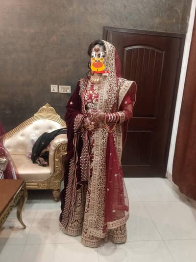 once used indian lehanga