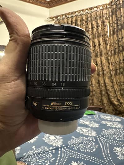 Nikon DSLR camera lens 18-105mm VR