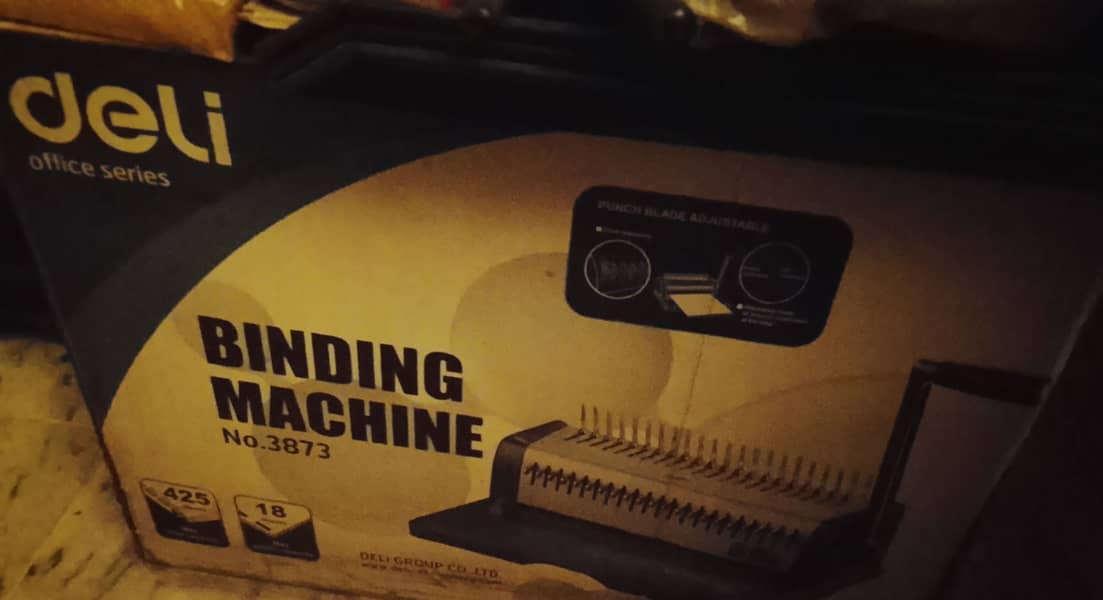 Deli binding machine no 3873 0