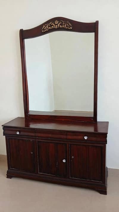 Bedroom set-Cupboard+Dressing+2 side tabel