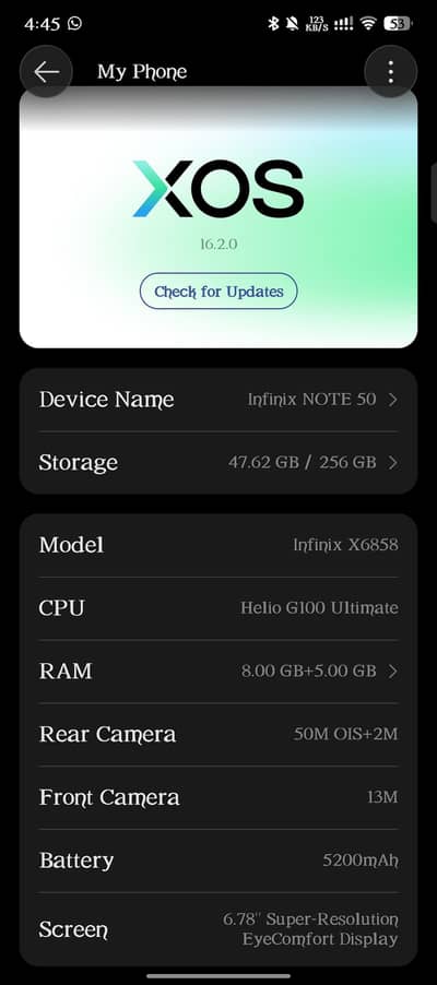 Infinix Note 50