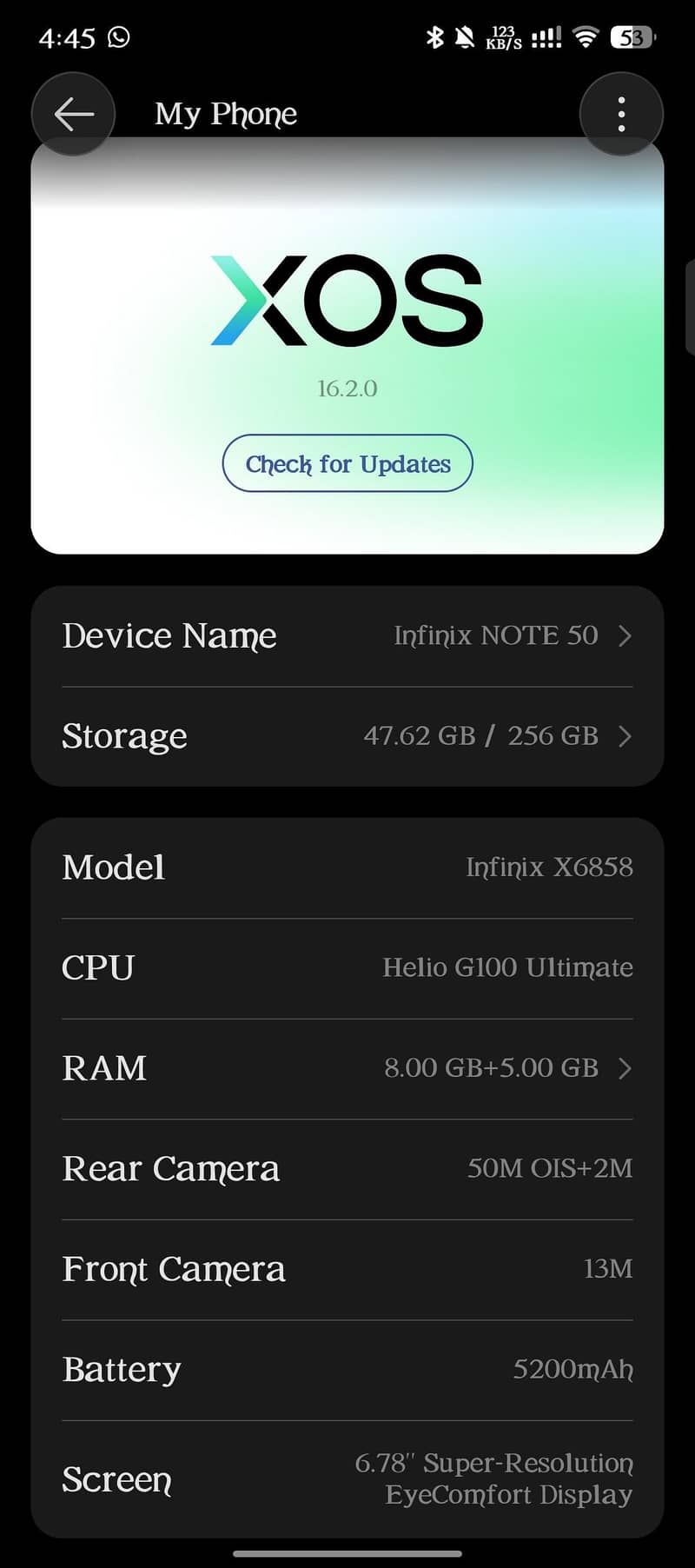 Infinix Note 50 0