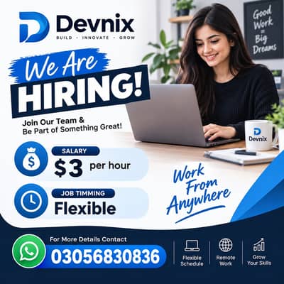 Devnix Hiring – Work From Home