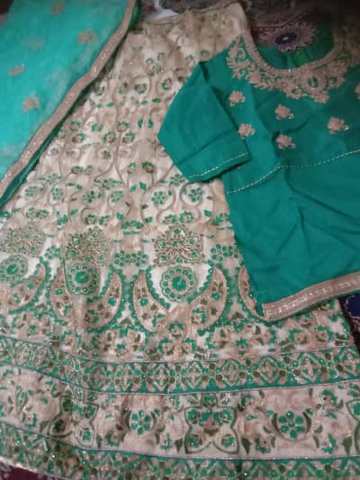 used lehnga kurti and dupatta. . .