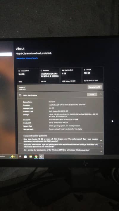 gaming pc for sale rx6600