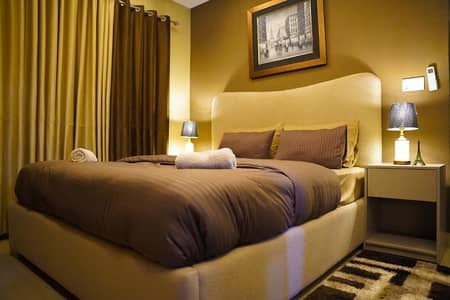 1 Bedroom VIP Full furnish flat per day available in Bahria town Lahore 0300 4561276