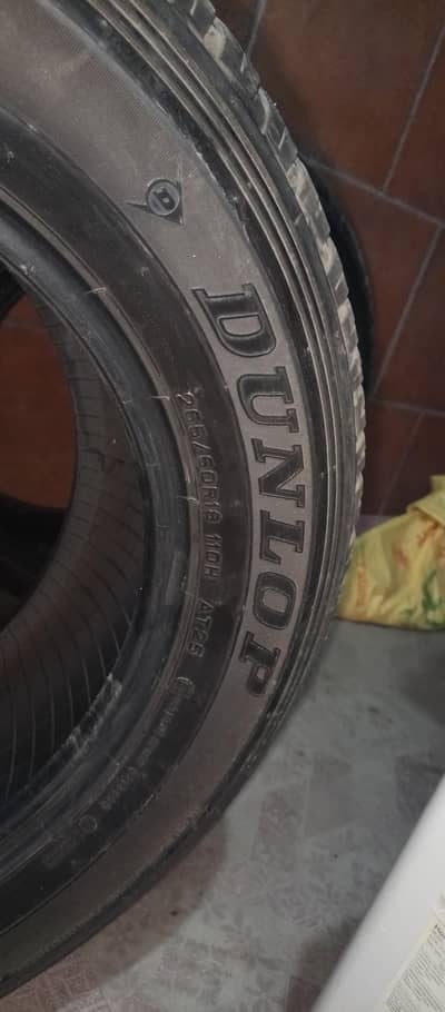 Dunlop tyre for Fortuner