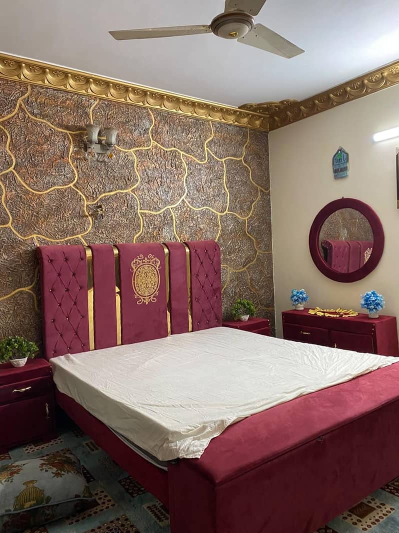 queen size double bed 0