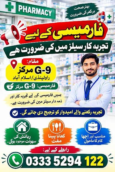 / Salesman Required