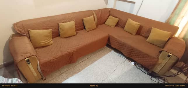 l-shape 6 seater