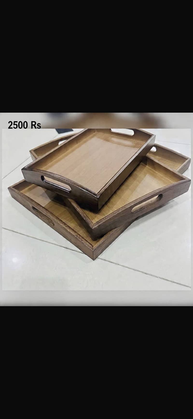 3 pc tray set 0