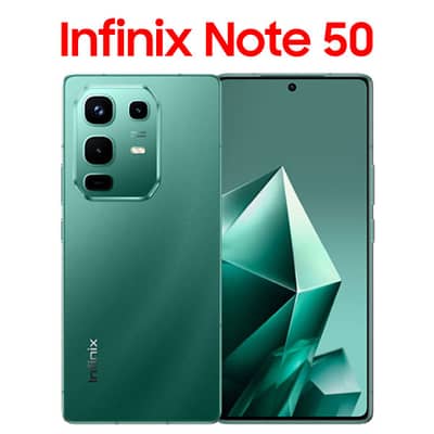 Infinix Note 50 PTA Approved | 7 Months Used | Warranty | Genuine Char