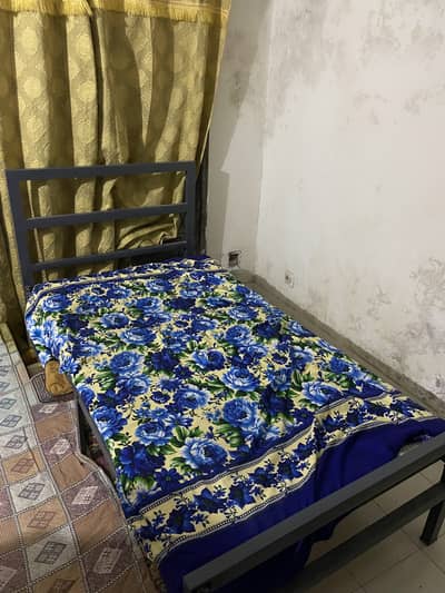 Iron bed, foldable, single bed/ also pair available