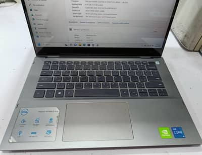 Dell core i5 11 generation laptop With Nvidia gpu touch screen