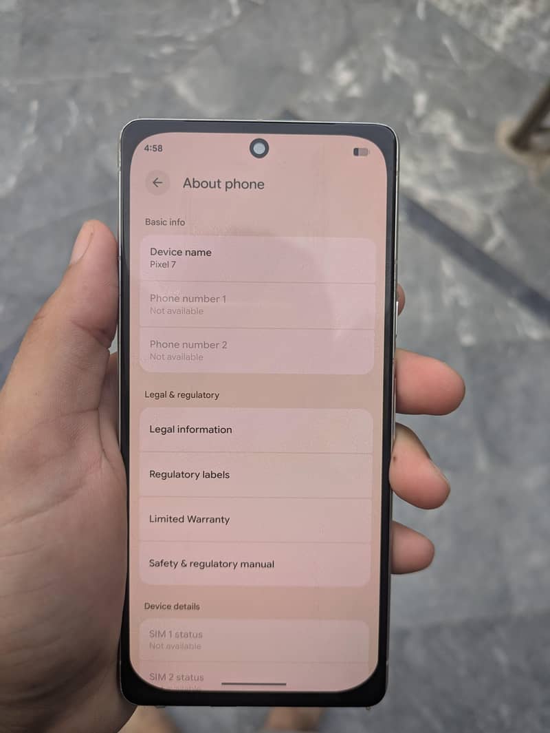 Google Pixel 7 6