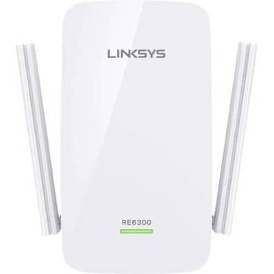 Linksys RE6300 Dual Band WiFi Extender (Wired + Wireless)