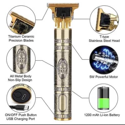 Vintage T9 Professional Hair & Beard Trimmer - Brand New