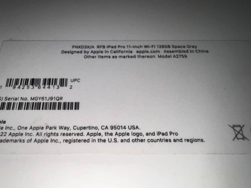 iPad Pro 11” M2 (4th Generation) 6