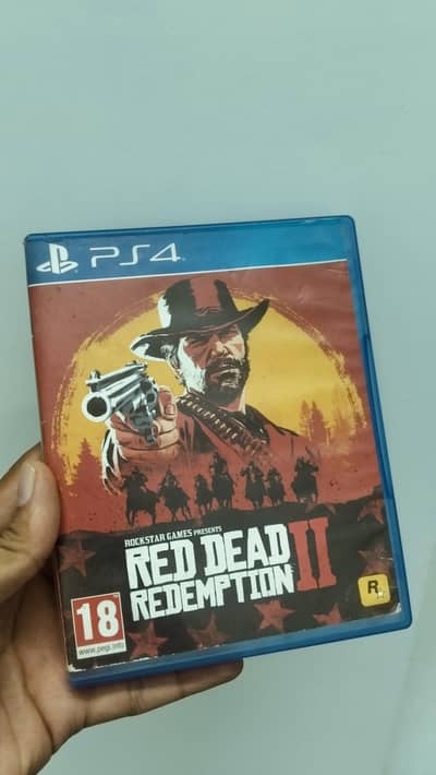 ps4 rdr2 game disc available