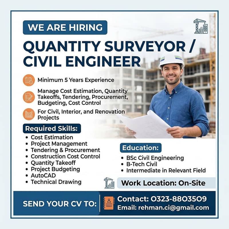 Quantity Surveyor/Civil Engineer 0