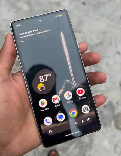 Google Pixel 7a Sea Blue Condition 10/10 PTA APPROVED Single Sim+Esim