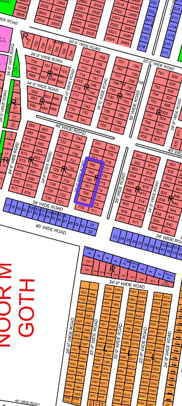 R-764, 120 Sq Yard, Gold Block