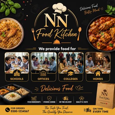 we provide Food from home, Offices,schools and colleges. . . . . . .