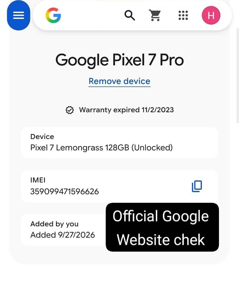 Google pixel 7 pro 10/10 8