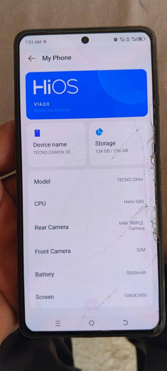 Tecno CAMON 20 1