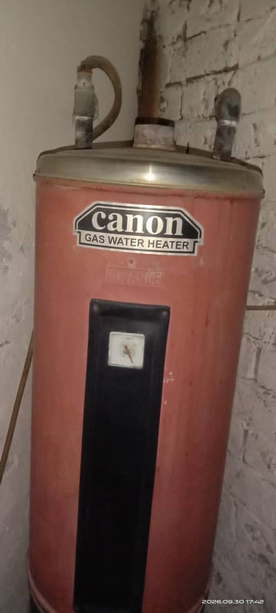 canon gas water heater good condition