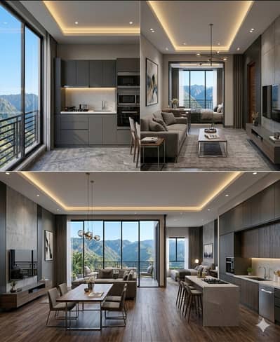 750 sq ft apartment for sale and Exchange in Hill View Housing Scheme Taxial