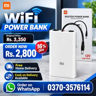 WiFi Power Bank 5 Hours Backup