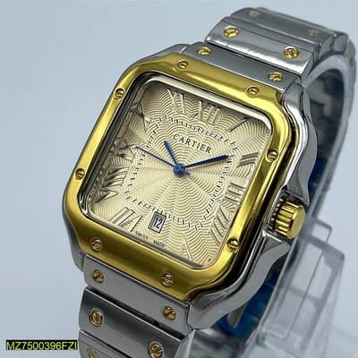 Cartier Dual Tone Golden Watch