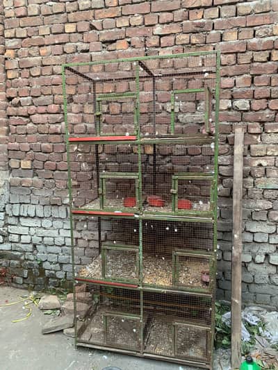 8×1 cage iron angle sy khod ready karwaya hai just paint hony wala hai