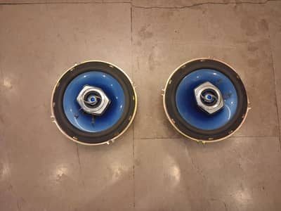 2 Channel Hifi amplifier and 2 way 8 inch door speakers
