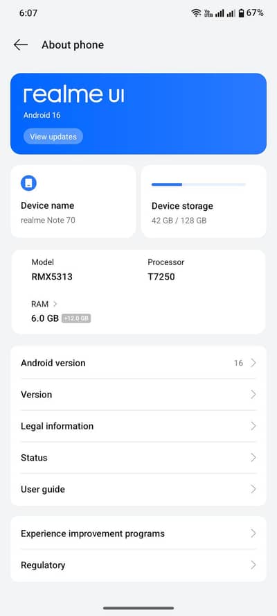 realmi note 70 hye exchange possible hye