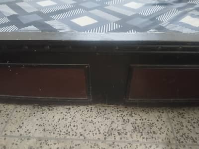 Bed along with mattress