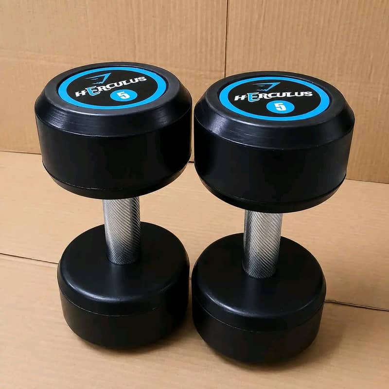 rubber dumbels 0