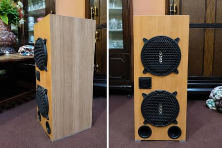 Double 8 Inch Tower Speaker - Heavy Bass - 10/10 Condition