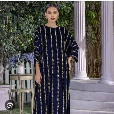 velvet kaftan