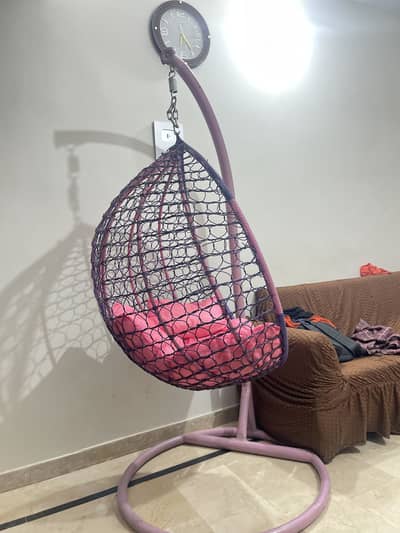 VIP Egg Swing Chair with Cushion / Hanging Jhula (Condition 9/10)