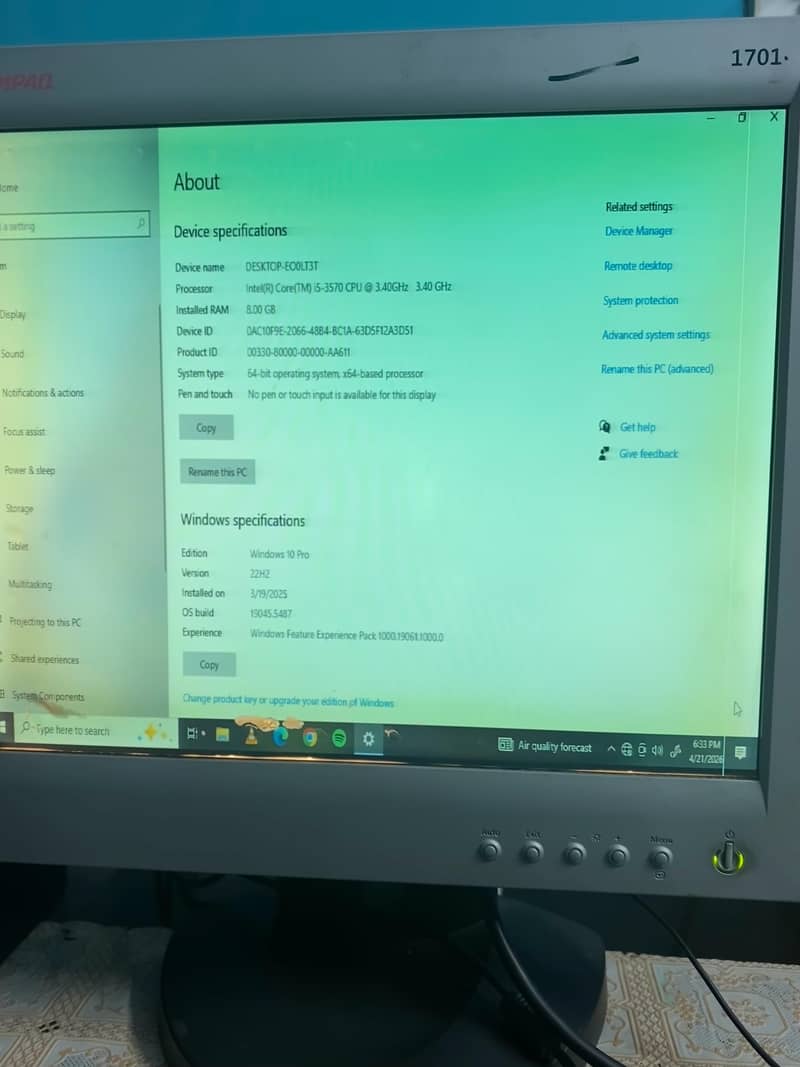 i5 3rd Generation Complete PC Setup 5