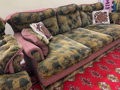 Vintage 5-Seater Sofa Set for Sale