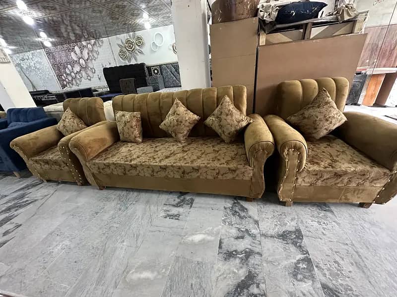 L Shape Sofa/Bubble Corner Sofa/ 5 Seater Sofa/7Seater Sofa/WoodenSof 3