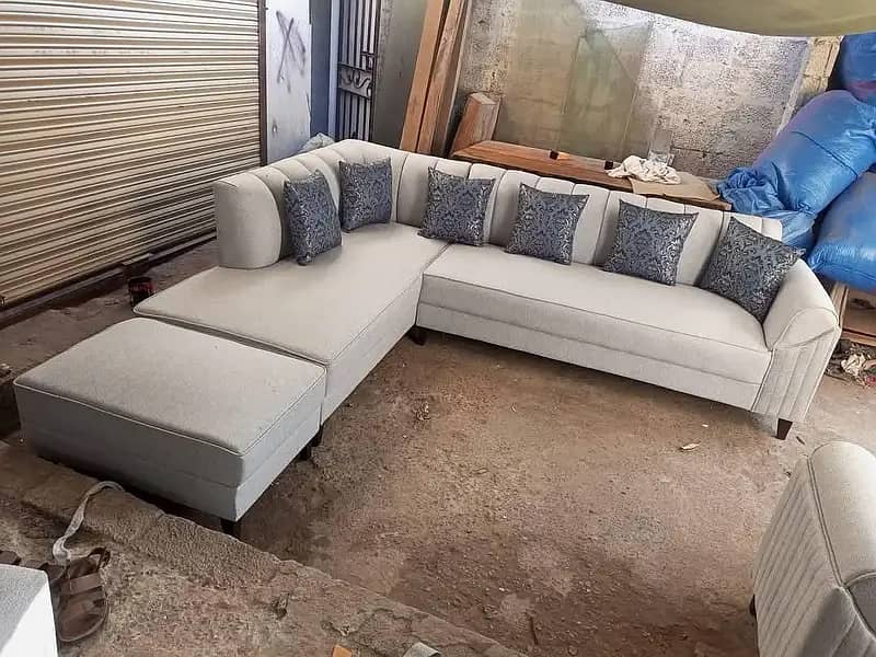 L Shape Sofa/Bubble Corner Sofa/ 5 Seater Sofa/7Seater Sofa/WoodenSof 9