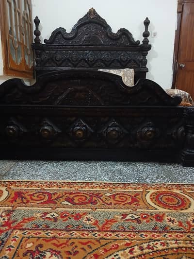 shesham wood chinioti bed set for sale