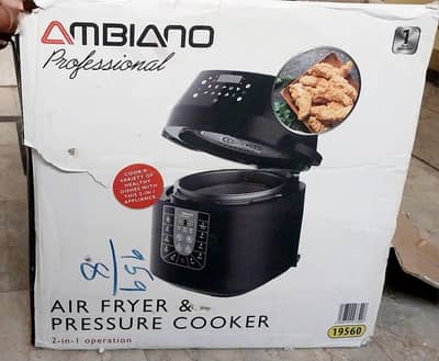 Ambiano imported air fryer with pressure cooker 2 in 1
